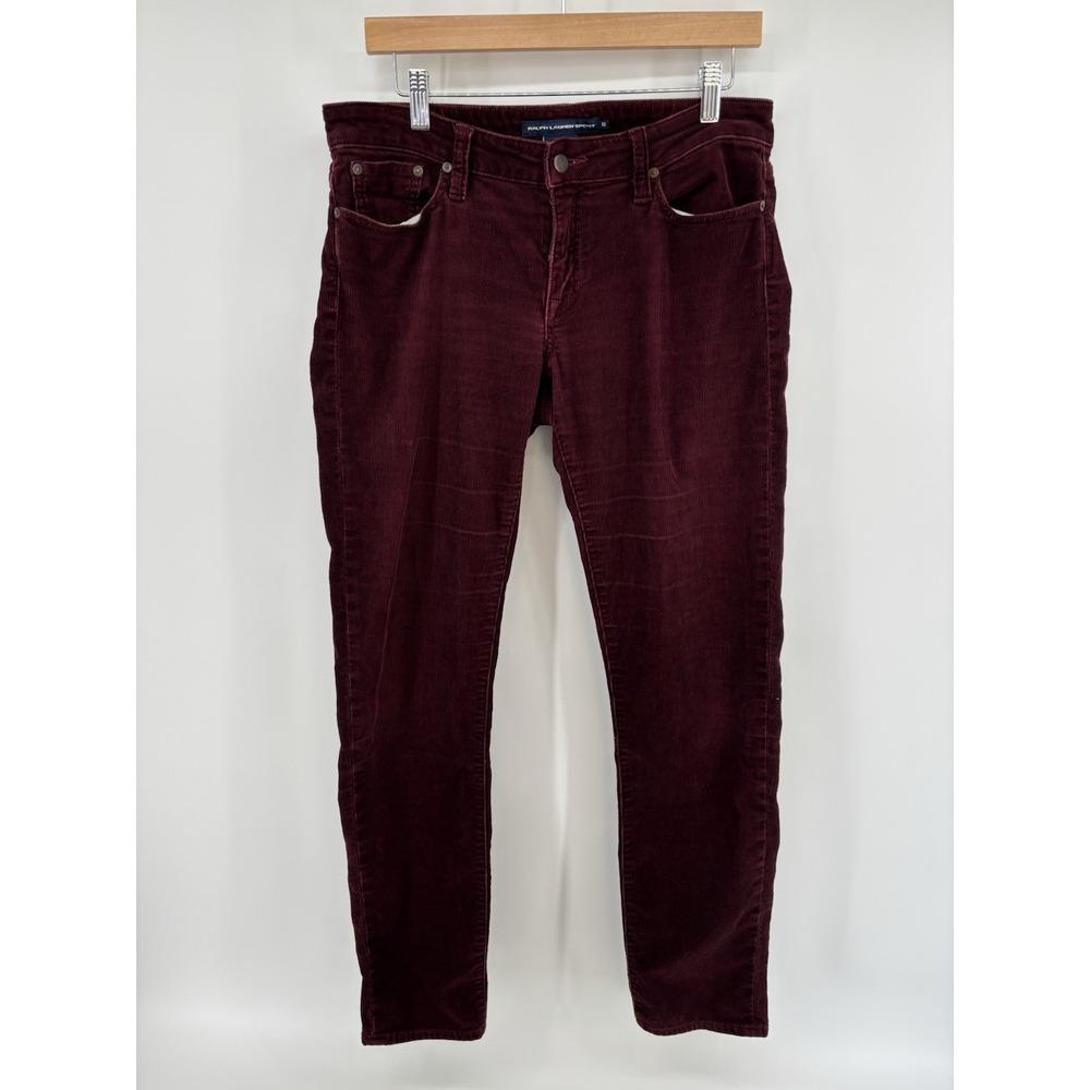 Vintage Ralph Lauren Polo Sport Corduroy Pants Women's Sz 10‎ Cottagecore Preppy